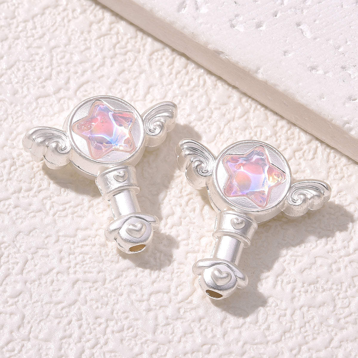 Wholesale 10PCS/PACK Alloy Fairy Rod Bow Beads